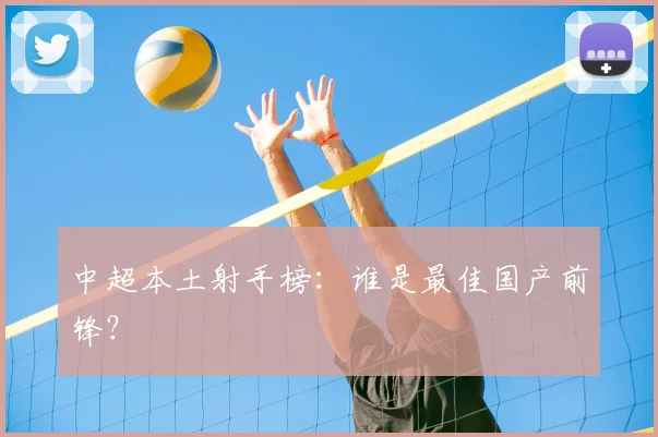 中超本土射手榜：谁是最佳国产前锋？